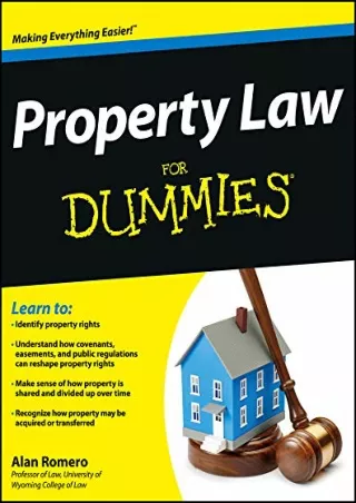 [PDF] Property Law For Dummies