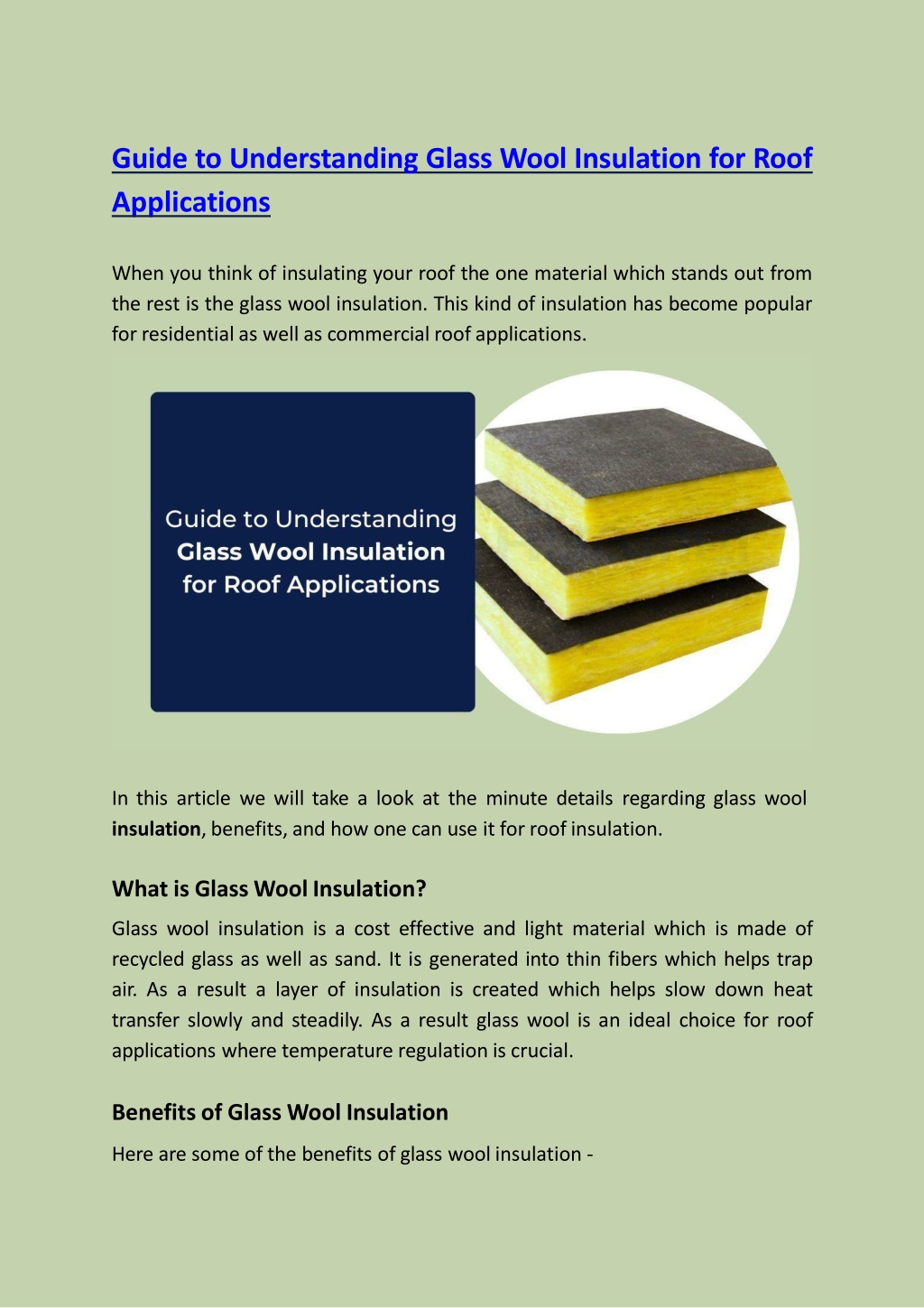 Insulated Glass Benefits and Types: What You Should Know