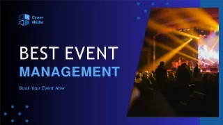 Event Management Services in Chandigarh