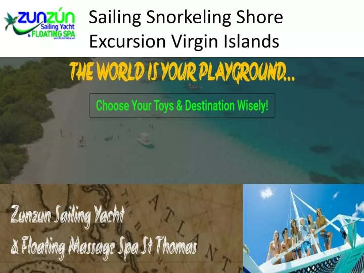 sailing snorkeling shore excursion virgin islands