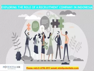 Exploring the Role of a Recruitment Company in Indonesia