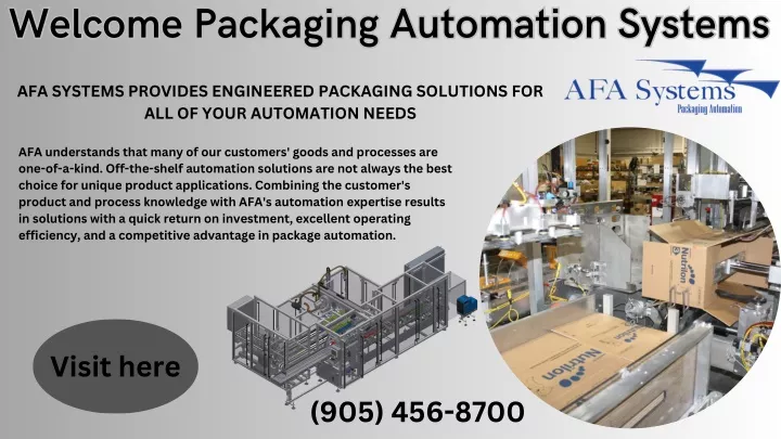 welcome packaging automation systems afa systems