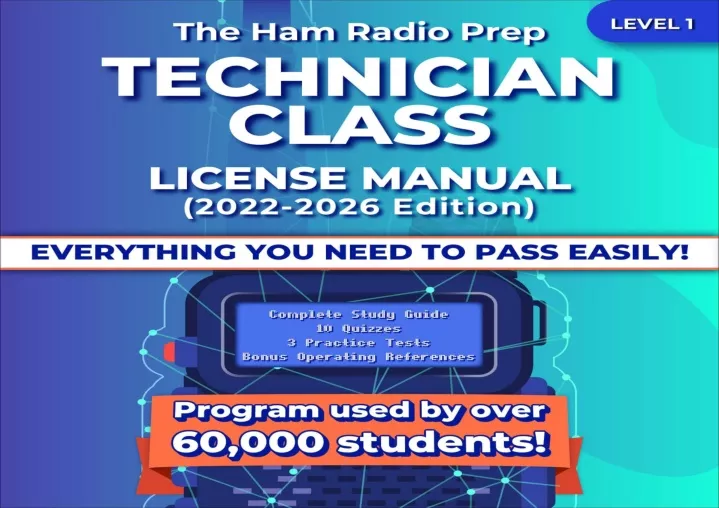 PPT PDF The Ham Radio Prep Technician Class License Manual 2022   Slide1 N 