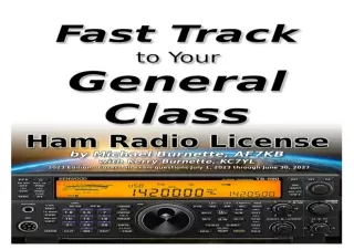 (PDF) The Fast Track to Your General Class Ham Radio License: Comprehensive prep