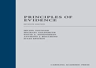 DOWNLOAD [PDF] Principles of Evidence