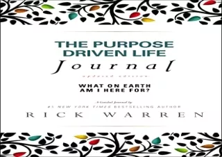 Download The Purpose Driven Life Journal: What on Earth Am I Here For? Kindle