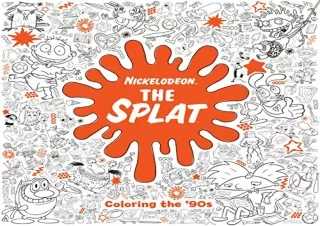 PDF The Splat: Coloring the '90s (Nickelodeon) (Adult Coloring Book) Ipad