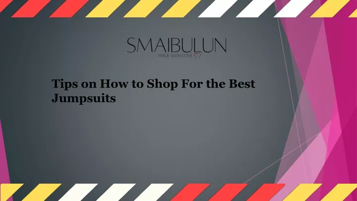 tips on how to shop for the best jumpsuits