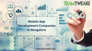 Mobile App Development Companies In Bangalore