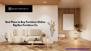 Best Place to Buy Furniture Online | Big Box Furniture Co