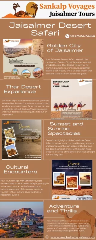 Jaisalmer Desert Safari  by sankalp voyages