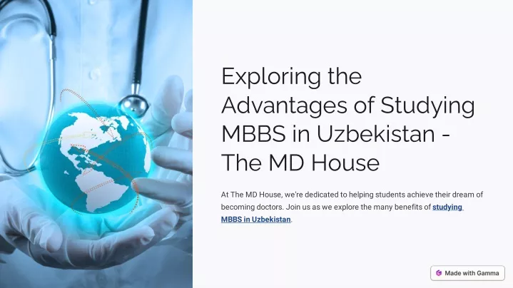 exploring the advantages of studying mbbs