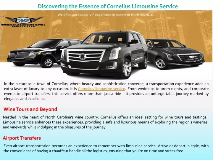 discovering the essence of cornelius limousine