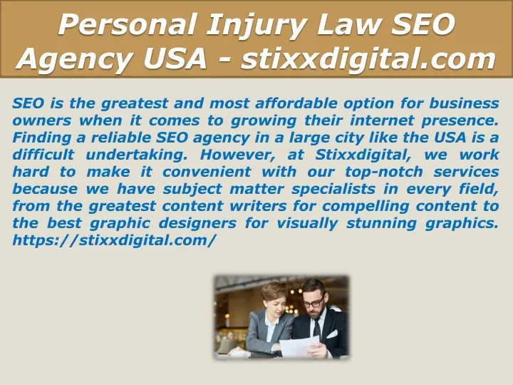 personal injury law seo agency usa stixxdigital com