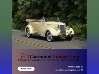 The Best Quality Classic Car Rentals in Huntington Beach