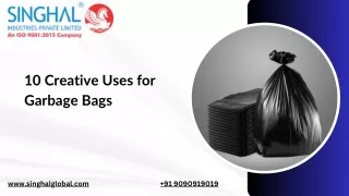 10 creative uses for garbage bags