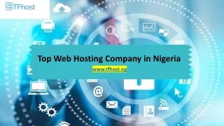 Top Web Hosting Company in Nigeria