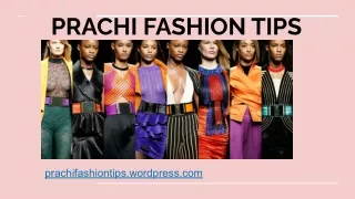 Prachi fashion tips