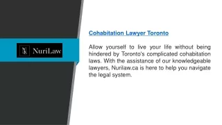 Cohabitation Lawyer Toronto Nurilaw.ca
