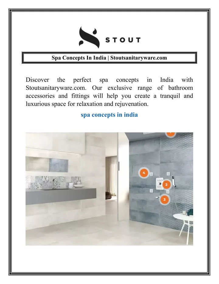 spa concepts in india stoutsanitaryware com