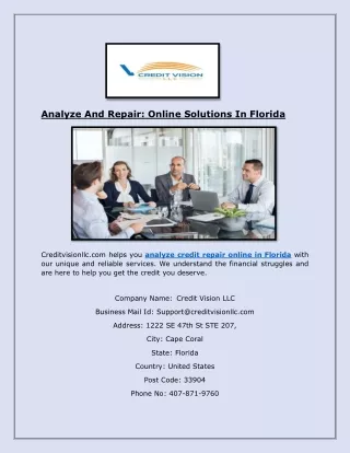 analyze credit repair online in florida