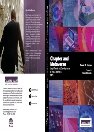 get [PDF] Download Chapter and Metaverse: Legal Trends and Developments in Web3 and NFTs, 2023