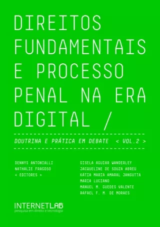 Download Book [PDF] Direitos Fundamentais e Processo Penal na era digital: Doutrina e prática em