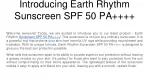 Sunscreen SPF 50 PA - slide 1