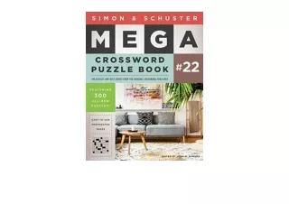 Download PDF Simon and Schuster Mega Crossword Puzzle Book 22 22 SandS Mega Cros