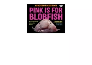 Download Pink Is For Blobfish Discovering the Worlds Perfectly Pink Animals The