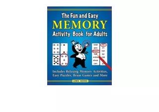 Download PDF The Fun and Easy Memory Activity Book for Adults Includes Relaxing