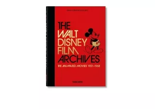 PDF read online The Walt Disney Film Archives The Animated Movies 1921–1968 40th