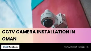 cctv camera installation in oman