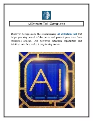 ai detection tool zerogpt com