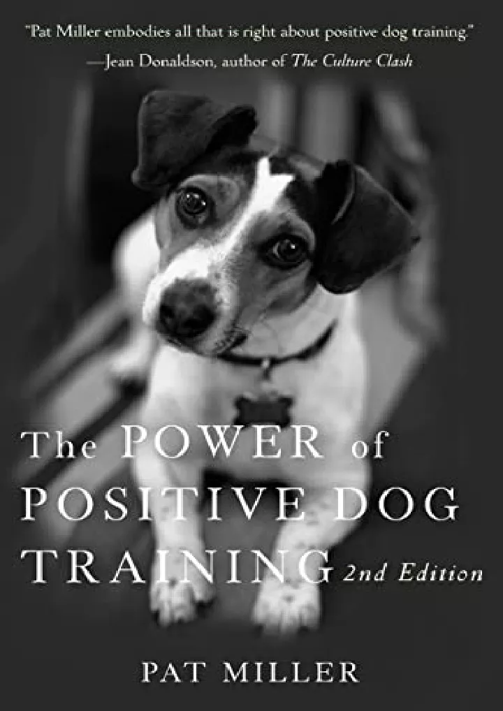 the power of positive dog training download