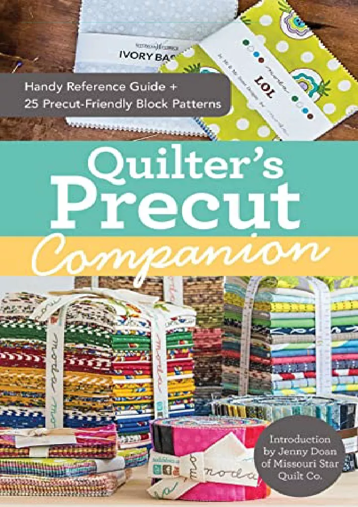 quilter s precut companion handy reference guide