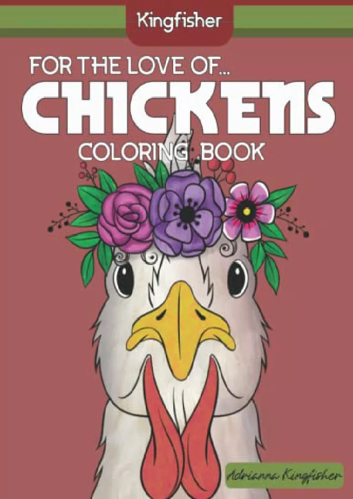 for the love of chickens coloring book 35 unique