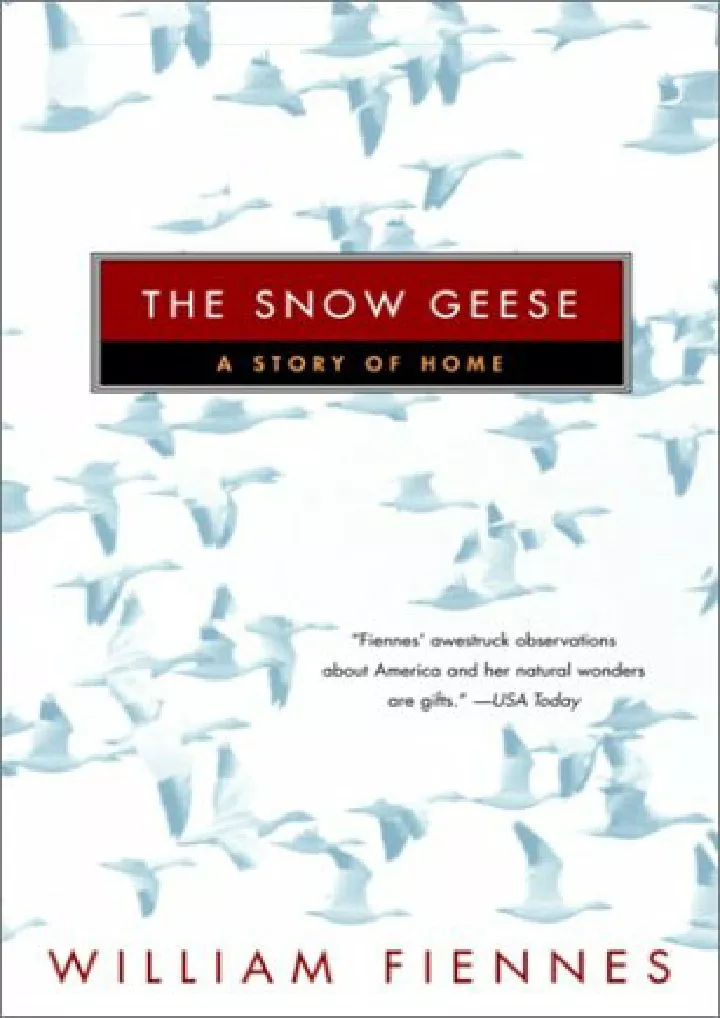 the snow geese a story of home download pdf read