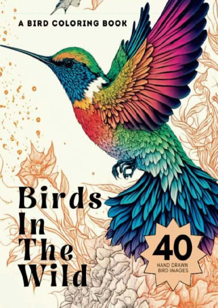 birds in the wild an adult coloring book download