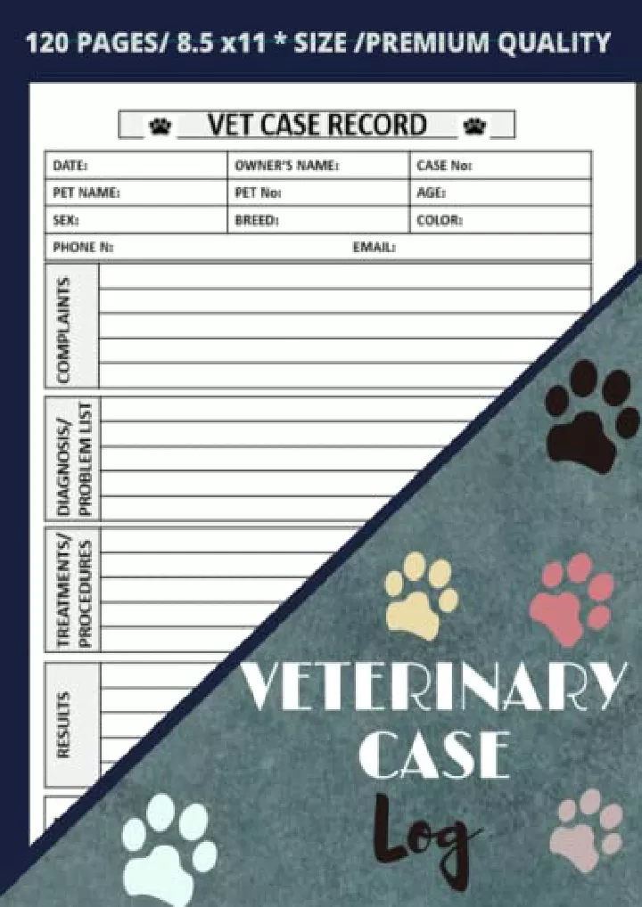veterinary case log case log for veterinarians