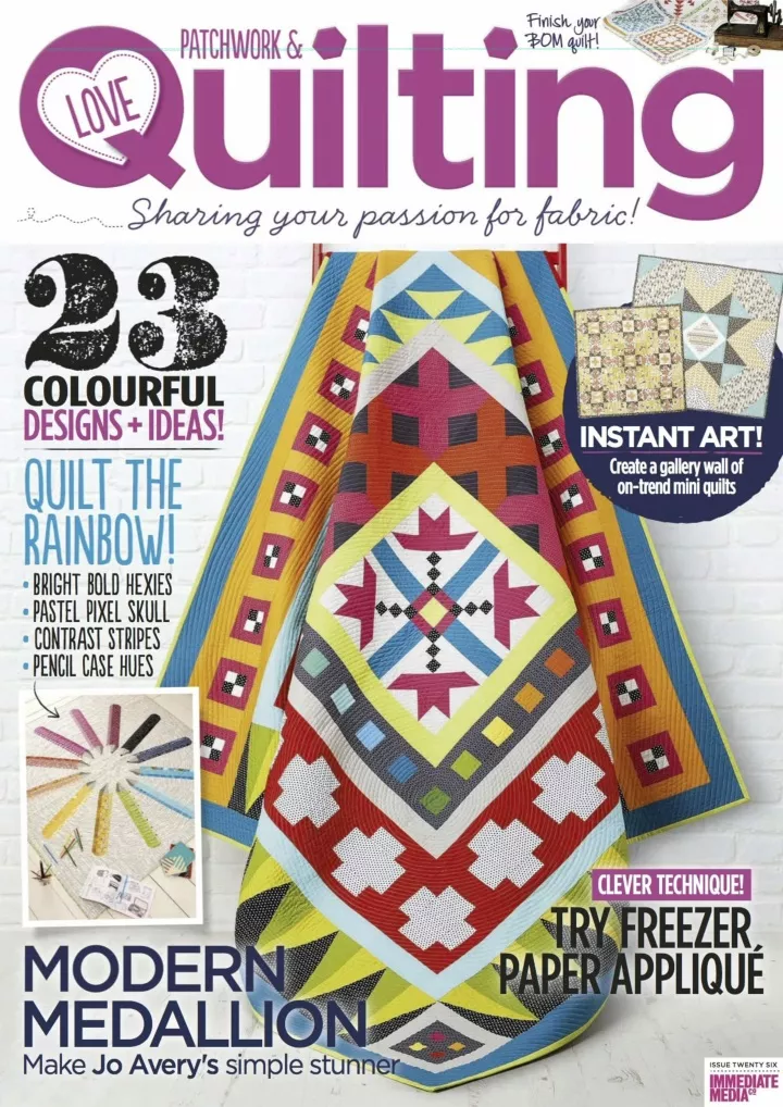 love patchwork quilting magazine sharing your