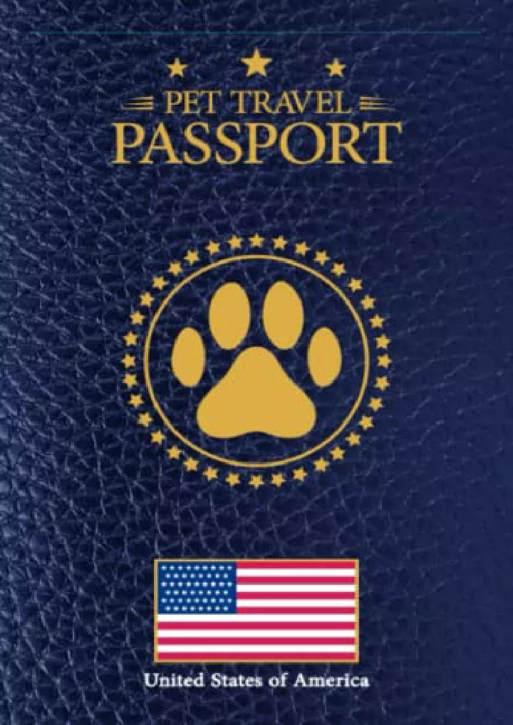 pet passport us medical record for pet health