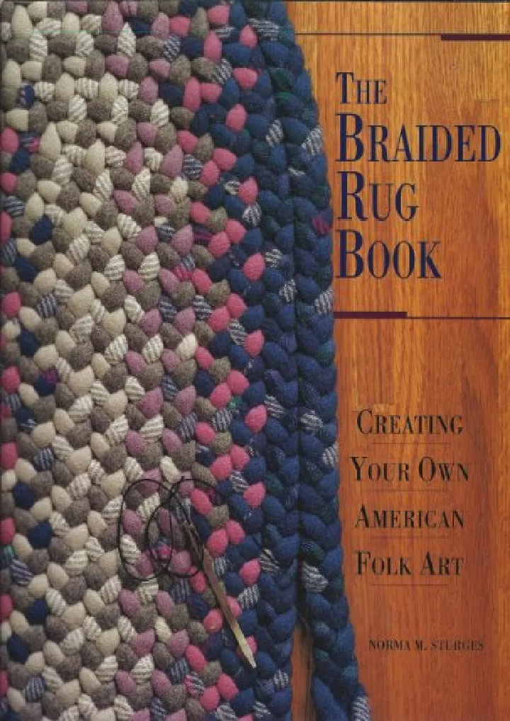 the braided rug book creating your own american