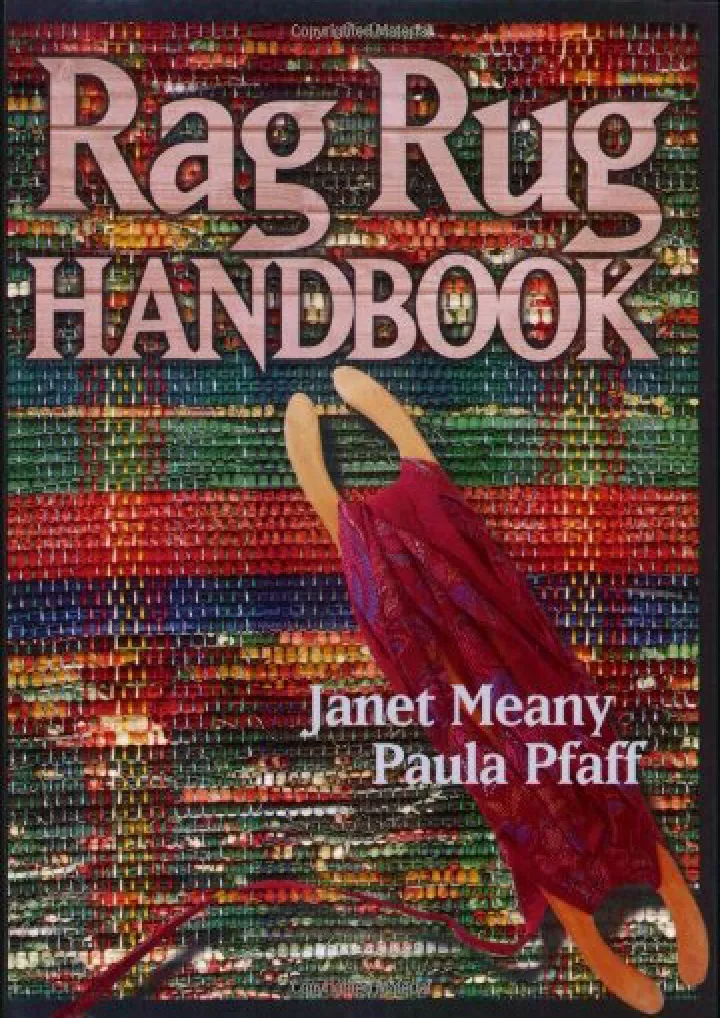 the rag rug handbook download pdf read