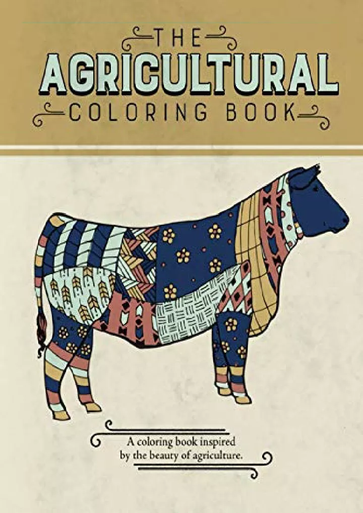 the agricultural coloring book a coloring book