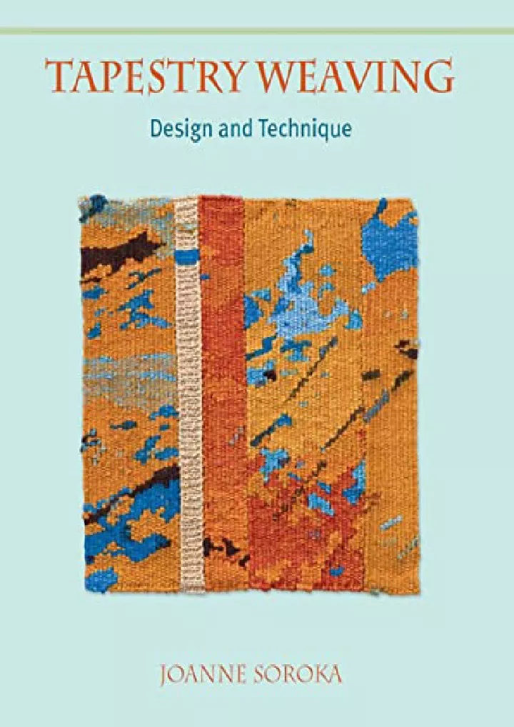 tapestry weaving design and technique download