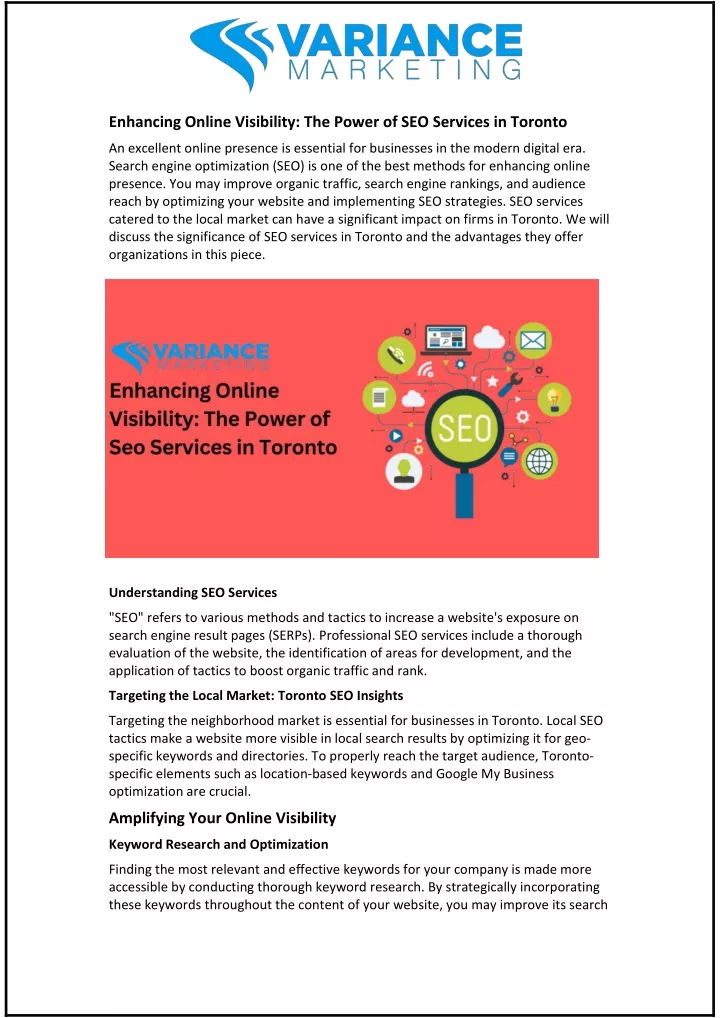 enhancing online visibility the power