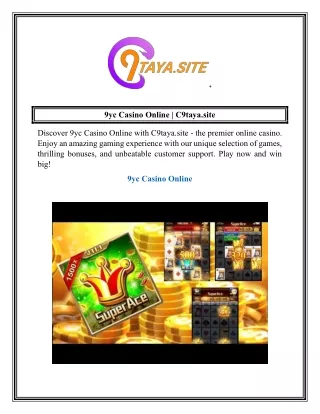 9yc Casino Online  C9taya.site