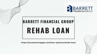 Rehab Loan