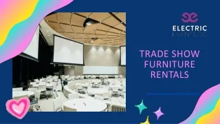 Trade Show Furniture Rentals